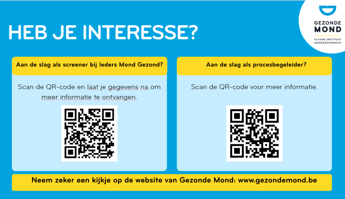 Screeners Gezonde Mond