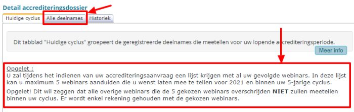 Webinars - Accreditering