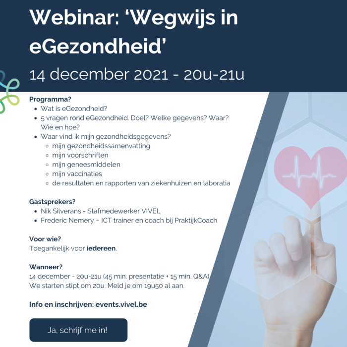 Webinar eGezondheid VIVEL - 14 december 2021